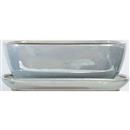 26 cm - Vaso Seinen Argento c/sottovaso Ceramica Economy - 39,90 €