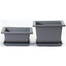Vaso Quadro in plastica con sottovaso - da 2,00 €