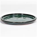 cm.14 - Sottovaso Tondo Verde, Avorio & Blu Ceramica - €. 4,90