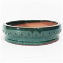 cm.15,5 - Vaso Tamburo Verde Ceramica - €. 10,90